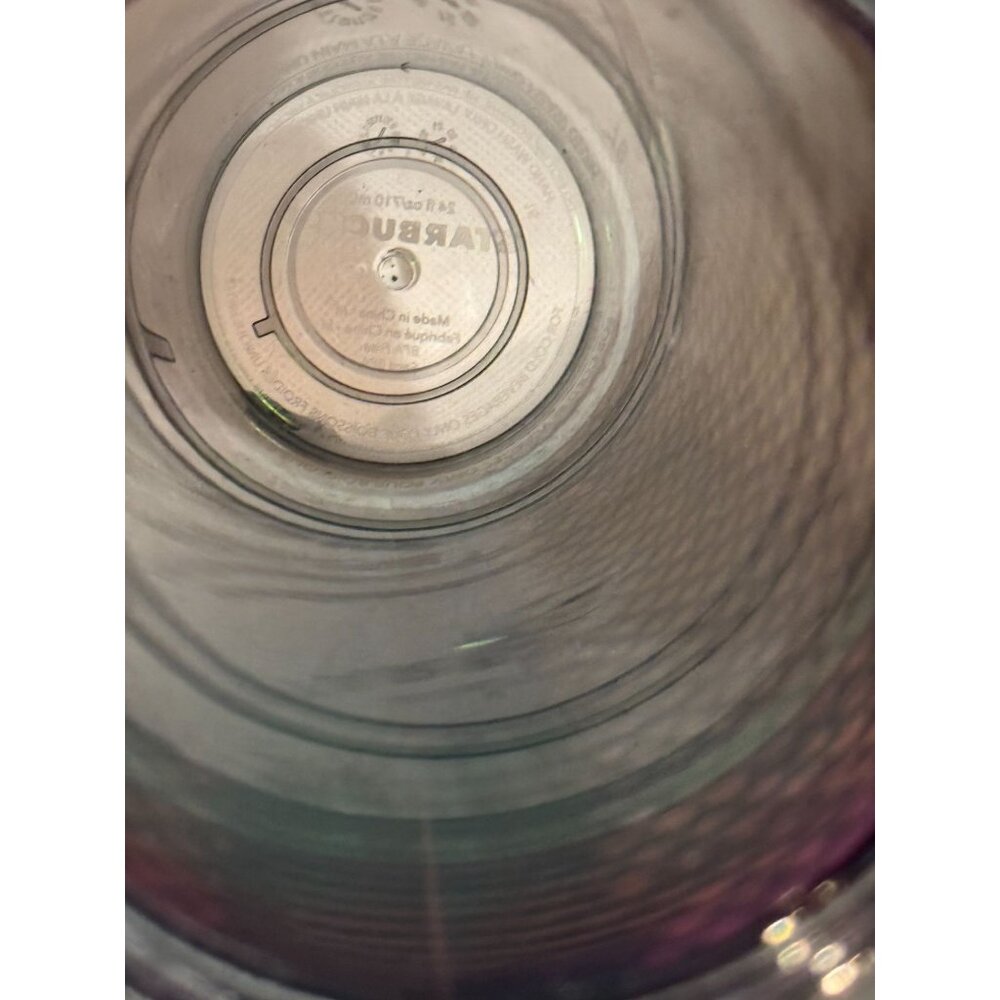 Starbucks Black Studded Iridescent Cold Cup Tumbler 24oz With Lid & Straw - Picture 3 of 7